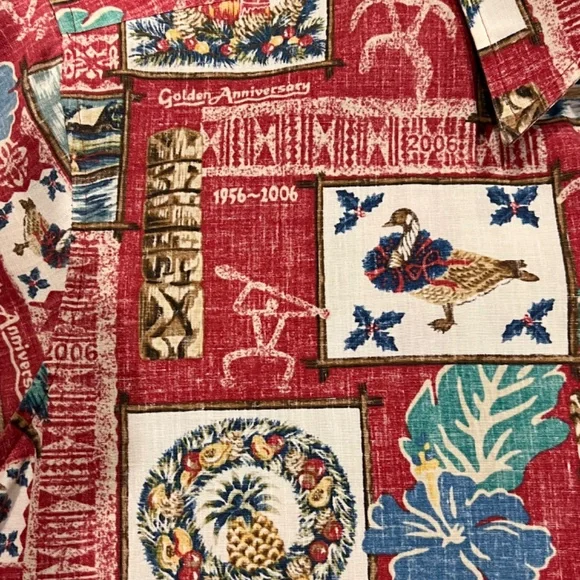 VTG Reyn Spooner Mele Kalikimaka 2006 Limited Christmas Hawaiian Shirt XL - Picture 4 of 6